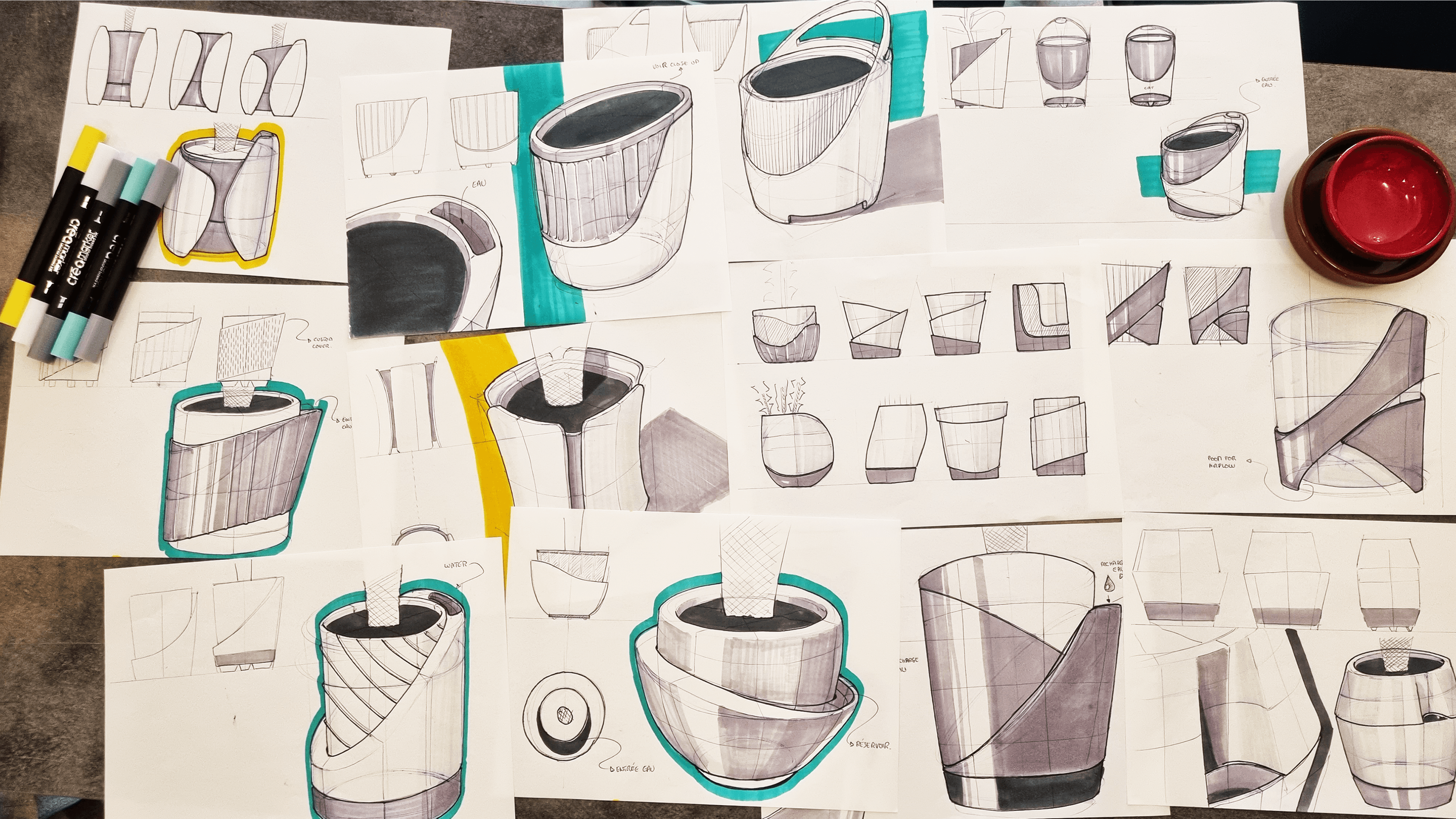 Planter sketches